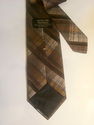 Wembley Tie Brown Necktie Neck Mens Wide Striped 5