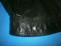 Wilsons Womans Leather Jacket Black Short Vintage 