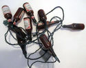 10 Budweiser Beer Christmas Lights String Bottles 