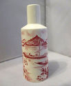 Vintage Perfume Bottle Jar Palissy England Red Eas