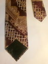 Vintage Marshall Field & Co Burgundy Necktie Neck 