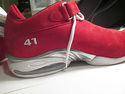 Nike Mens Shoes Size 17 Athletic Basketball Red Mi