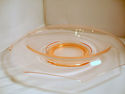 Vintage Pink Console Bowl 12" Depression Glass Lar