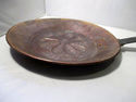 Vintage Copper Frying Pan Skillet Forged Primitive