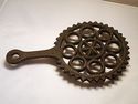 JZH Trivet 1948 Cast Iron Kitchen Tool J Z H Vinta