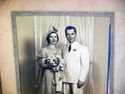 Antique Wedding Picture Potrait Cabinet Photo Coup