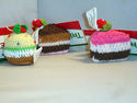 New Trimmerry Knitted Christmas Ornament Lot of 3 