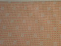 Vintage Knit Fabric Peach 1 Yard 60 x19" Quilt Cra