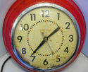 Vintage Electric Wall Clock Restaurant Model Art D