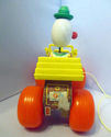 Vintage Fisher Price Jalopy Clown Car Pull Toy 196