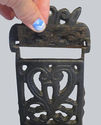 Antique Vintage Wall Black Mount Cast Iron Match S