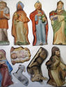 Homco Nativity Set 9 Nine Piece Ceramic Figurines 