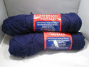 Vtg Lion Sayelle Multi Color Blue Yarn 3 Skeins 4 