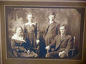 Antique Sepia Family Portrait Photo Old Picture 19