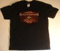 Harley Davidson T-Shirt Black Short Sleeve Motorcy