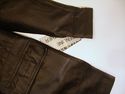 Mens Black Leather Mid Length Jacket Coat S Small 