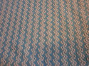 Vintage Knit Fabric Textured Chevron Sheer Aqua Bl