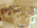 Anheuser Busch Budweiser Glasses Lot 7 Clydesdale 