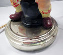 Vintage Scottish Drunk Man Ceramic Table Lamp Post