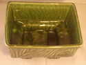 McCoy Green Glazed Pottery Floral Mid Century Mode