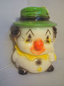 Vintage Dubuesne Clown Bank Ceramic 1972 Piggy Sta