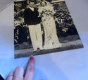 Antique Black and White Wedding Picture Cabinet Ph