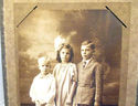 Antique Cabinet Photo Picture Potrait Sepia Young 