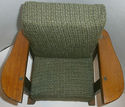 Vintage Miniature Armchair Doll Rocker Upholstered