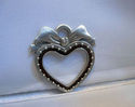 Longaberger Heart 2005 Sweetest Tie On Pewter Vale