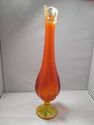 Vintage Mid Century Viking Art Glass Vase Amberina