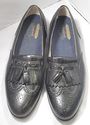 Florsheim Black Leather Wing Tips Shoes Tassel Loa