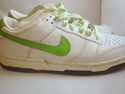 Nike Dunk Low (GS) Size 5 White / Green Womens Lim