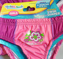 Reusable Swim Diaper NEW Aqua Leisure School Pink 