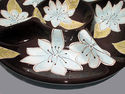 Laurie Gates Ware Vegetable Serving Dish Ceramic E