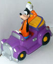 Goofy Pull Back Car Toy Disney 2000 Purple