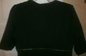 WD NY Black Dress with Zippers size 6 3/4 sleeve