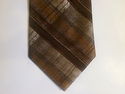 Wembley Tie Brown Necktie Neck Mens Wide Striped 5