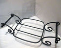 Longaberger Brownie Basket Wrought Iron Pedestal B