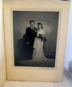 Antique Wedding Picture Potrait Cabinet Photo 1920