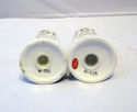 Vintage 50th Anniversary Salt Pepper Shakers White