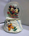 Disney Mickey & Minnie Mouse Christmas Snow Globe 