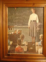 Norman Rockwell Print Framed Country School Teache