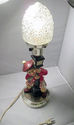 Vintage Scottish Drunk Man Ceramic Table Lamp Post