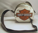 Harley Davidson Metal Purse Hard Shell Handbag Mot