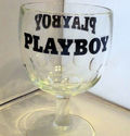 Vintage Playboy Club Glass Goblet Drinking Beer Wi