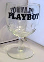 Vintage Playboy Club Glass Goblet Drinking Beer Wi