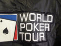 World Poker Tour Colebrook Black Leather Jacket  L