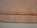 Vintage Knit Fabric Peach 1 Yard 60 x19" Quilt Cra