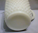 Vintage Hobnail Pitcher White Milk Glass Cream Jug