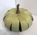 Longaberger Pumpkin Basket Sage Green Medium Hallo